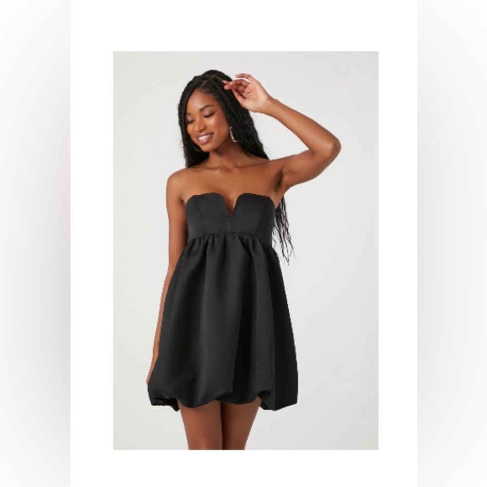 Forever 21 Notched Tube Babydoll Dress Size XL
